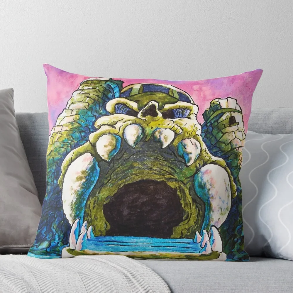 Castle Grayskull watercolor painting Throw Pillow anime girl Pillow Case Christmas bed pillows