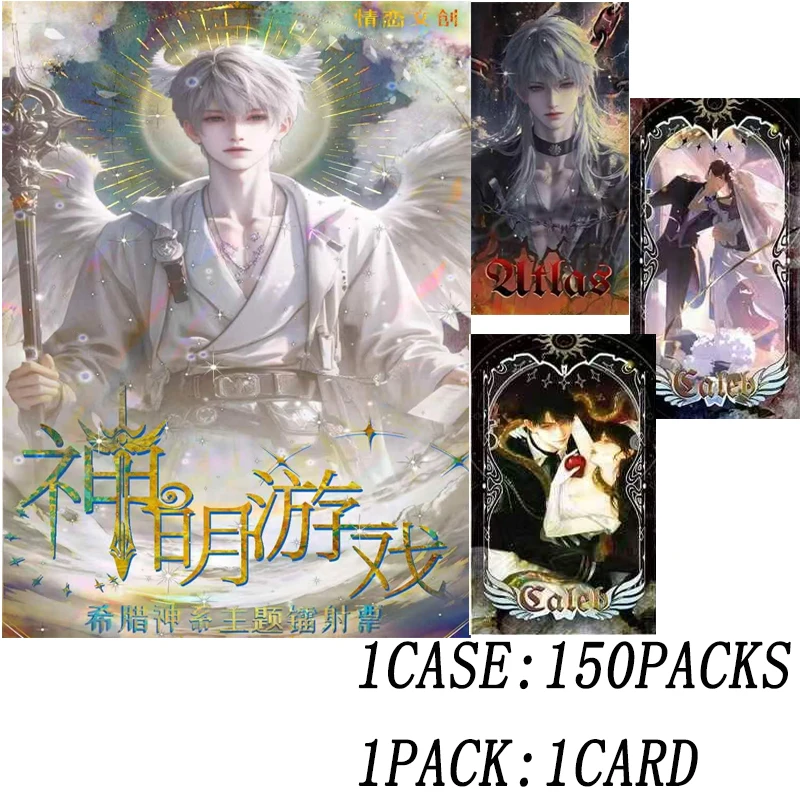 

150 шт./голографические билеты Love And Deepspace, коллекционные карточки, коробка-бустер, коллекция аниме для девочек, игра, редкий UR SR SP, подарок персонажа