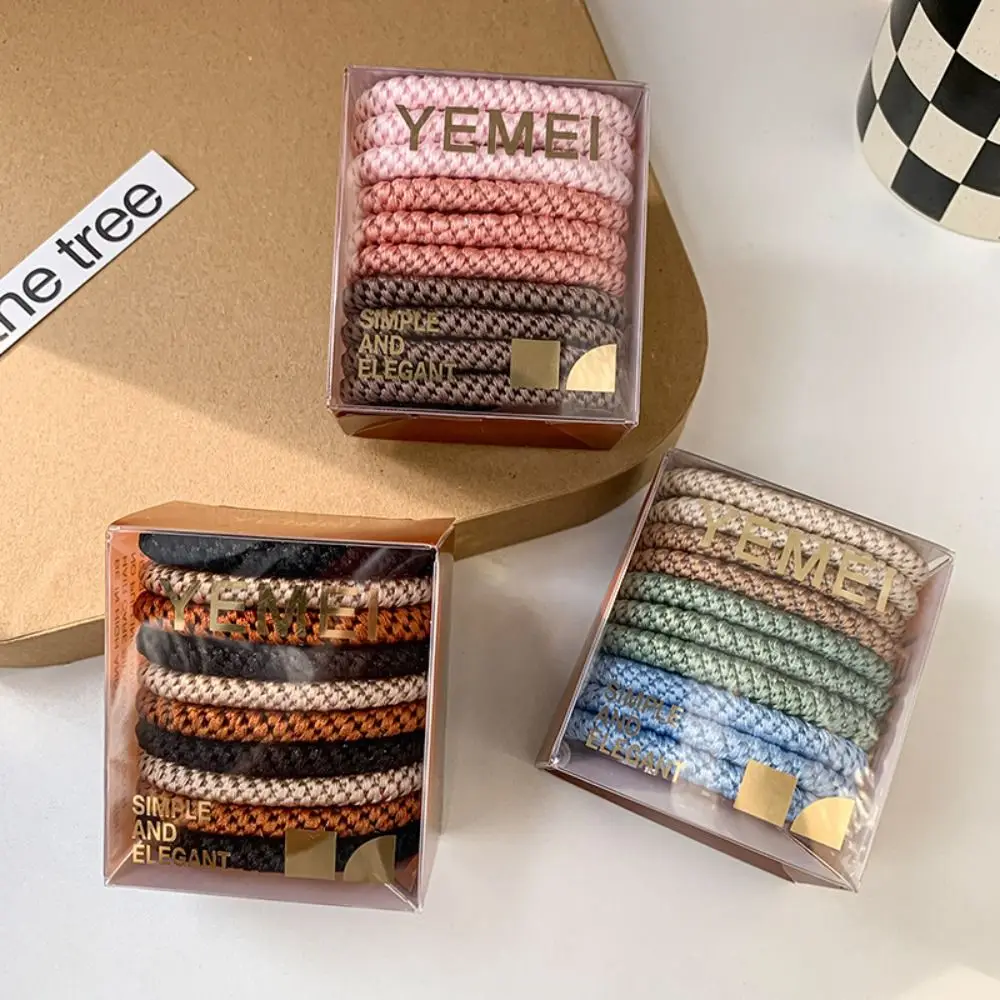 

Hair Tie Basic Hair Rope Set Cute Hair Ring 10pcs/Set Rubber Band Korean Style Ponytail Holder Colorful Hair Scrunchies Girl