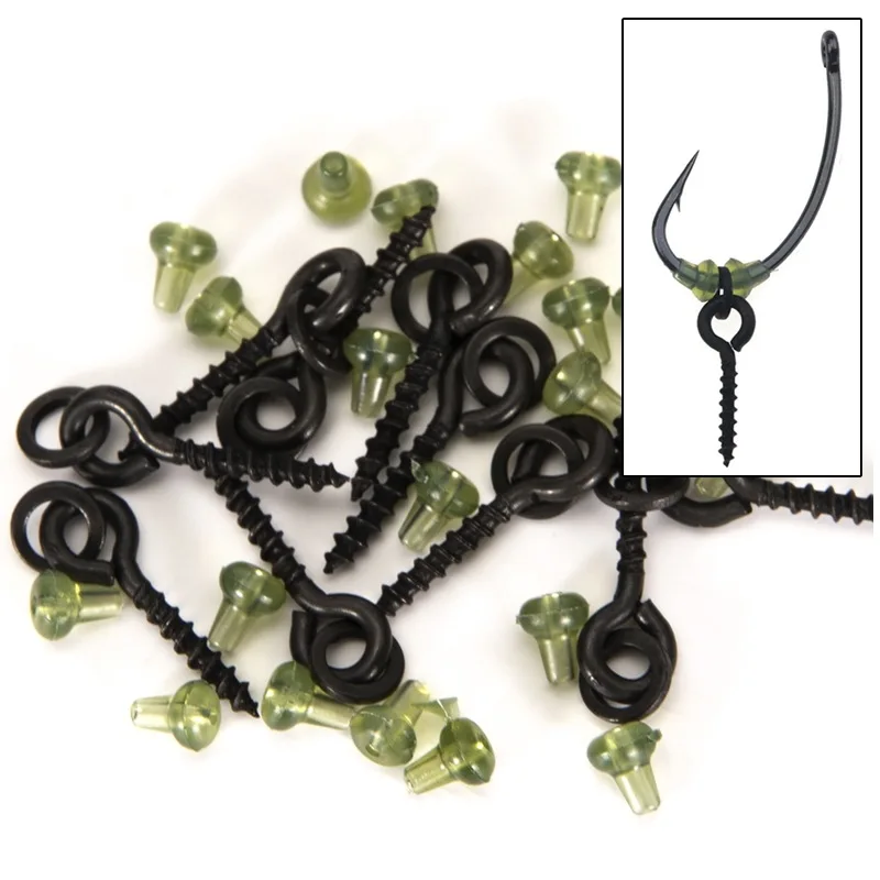 20sets/bag Carp Fishing Boilie Screw Carp Bait Fishing Gear Kit 20 Blocks + 20 Screws Fishing Gear Accessories