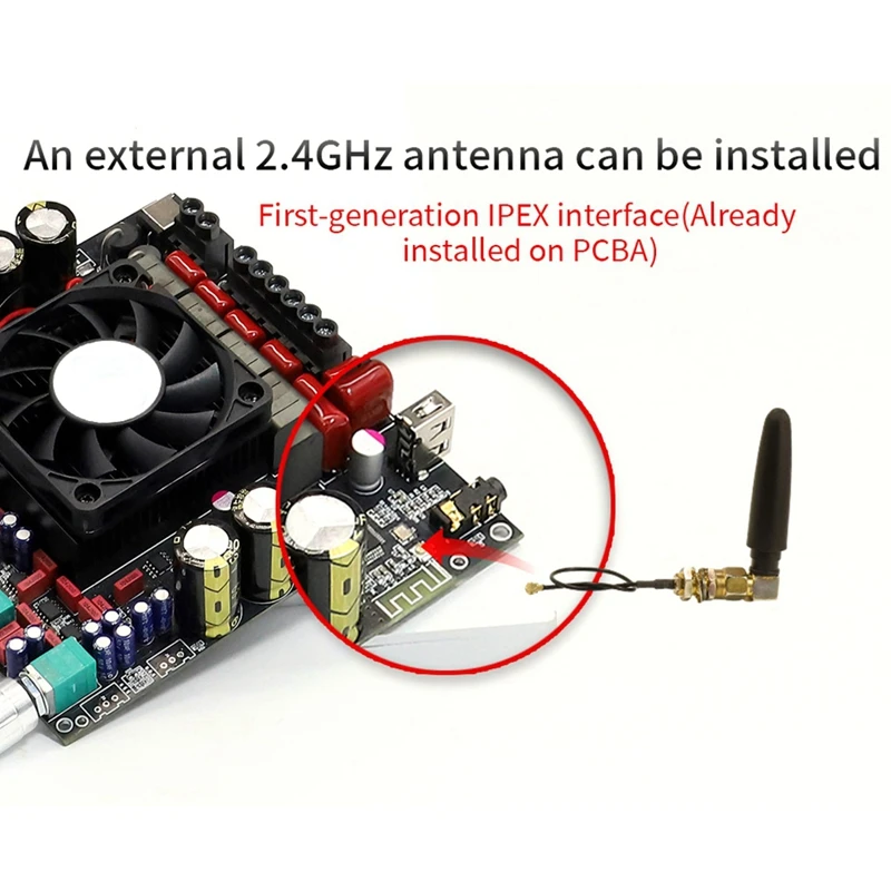 Audio AS21HPA HIFI Class 300W X 2+600W Stereo TPA3116 Bluetooth Digital Amplifier Board Module