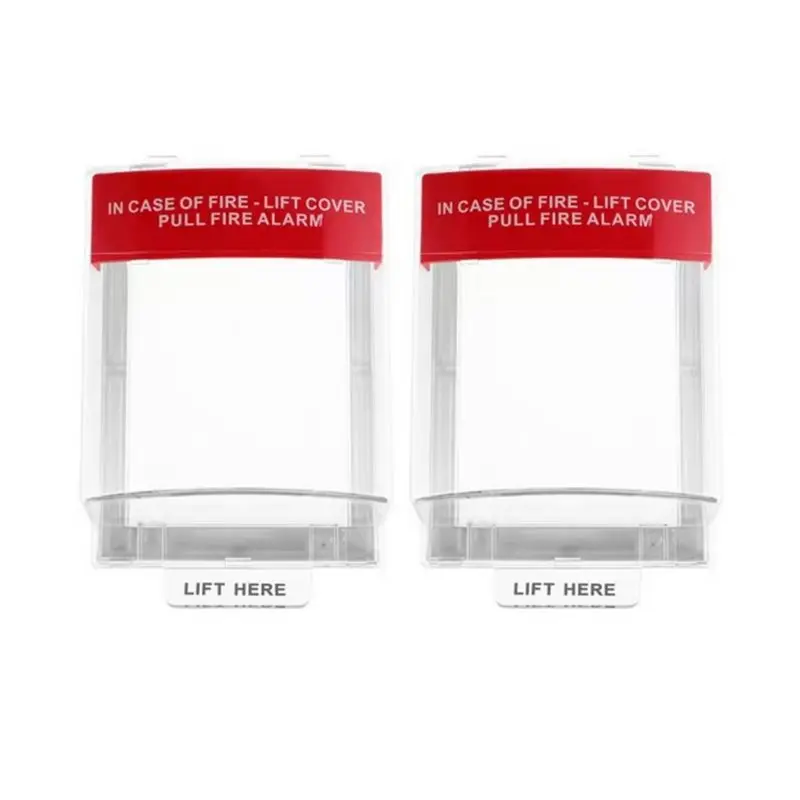 fedi-fire-emergency-switch-protective-cover-manual-fire-alarm-rainproof-cover-transparent-manual-emergency-button-housing