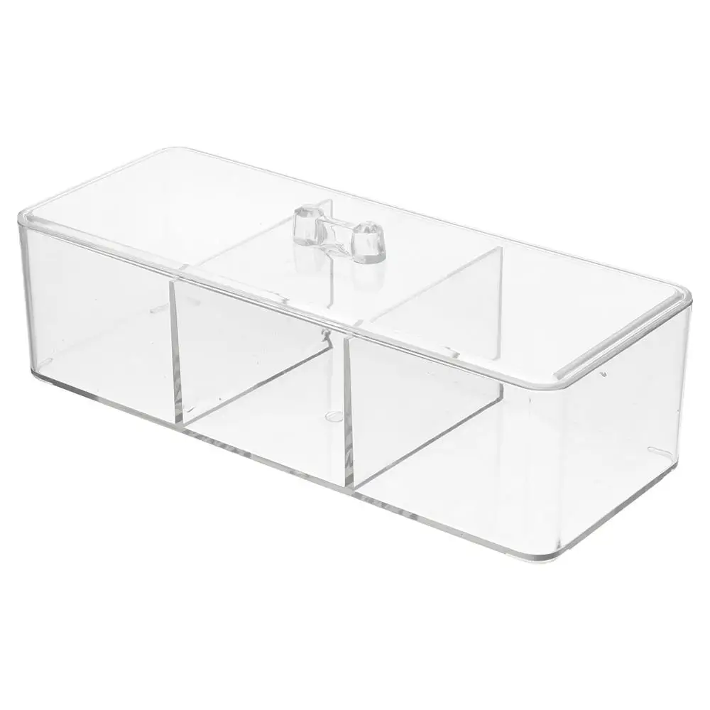 Transparent Acrylic Storage Box 22*8.5*5.5 CM Tea Bag Organizer Kitchen Pantry Cabinet Sort and Organize Storage Shelves