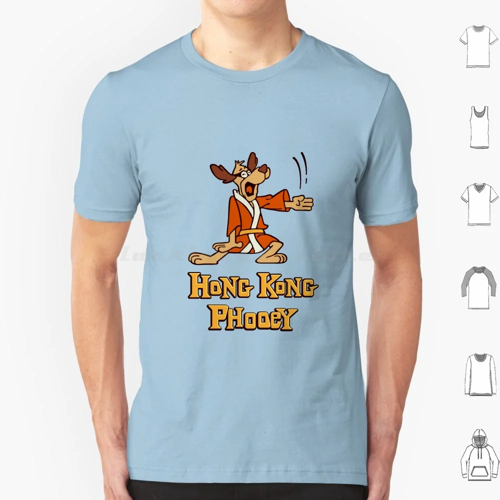 Phooey T Shirt Big Size 100% Cotton 70S Cartoons Hanna Barbera Vintage Retro Classic 1974 Graphic Design Kung Fu Dogs Tv Shows