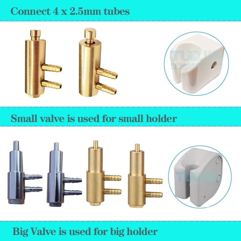 Dental Holder Valve Normal Open & Closed Dental Handpiece Hanger Valves Chair Accessories