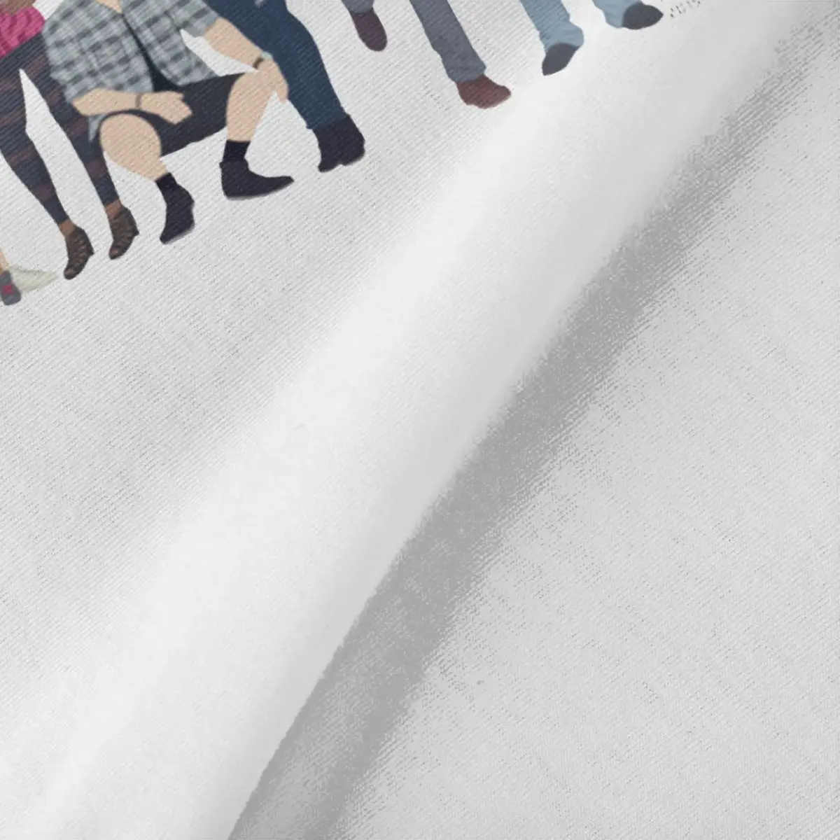 تي شيرت Rock Shameless Us بأكمام قصيرة للرجال لصديقها قميص أبيض مقاس كبير #3