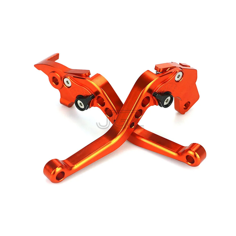 For KTM Duke 250 390 RC250 2013 - 2015 2016 RC200 2014 2015 Orange CNC Aluminum Motorcycle Short Adjustable Brakes Clutch Levers