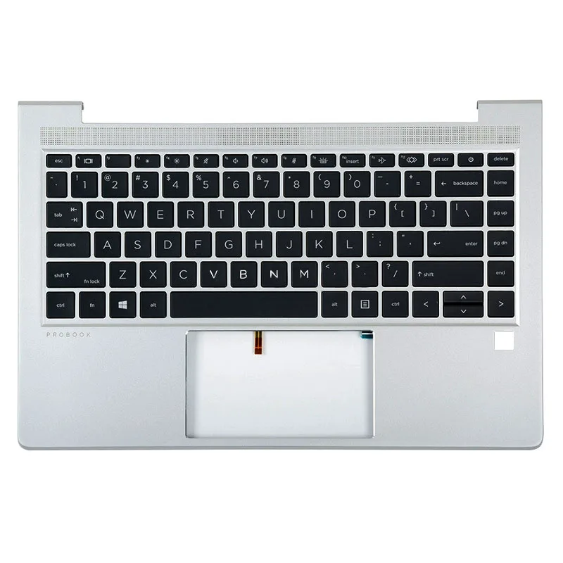 HP Probook 440 G8 G9 용 새 실버 컬러 LCD 뒷면 커버 뚜껑 케이스/Bezle/Palmrest/하단 케이스베이스 커버