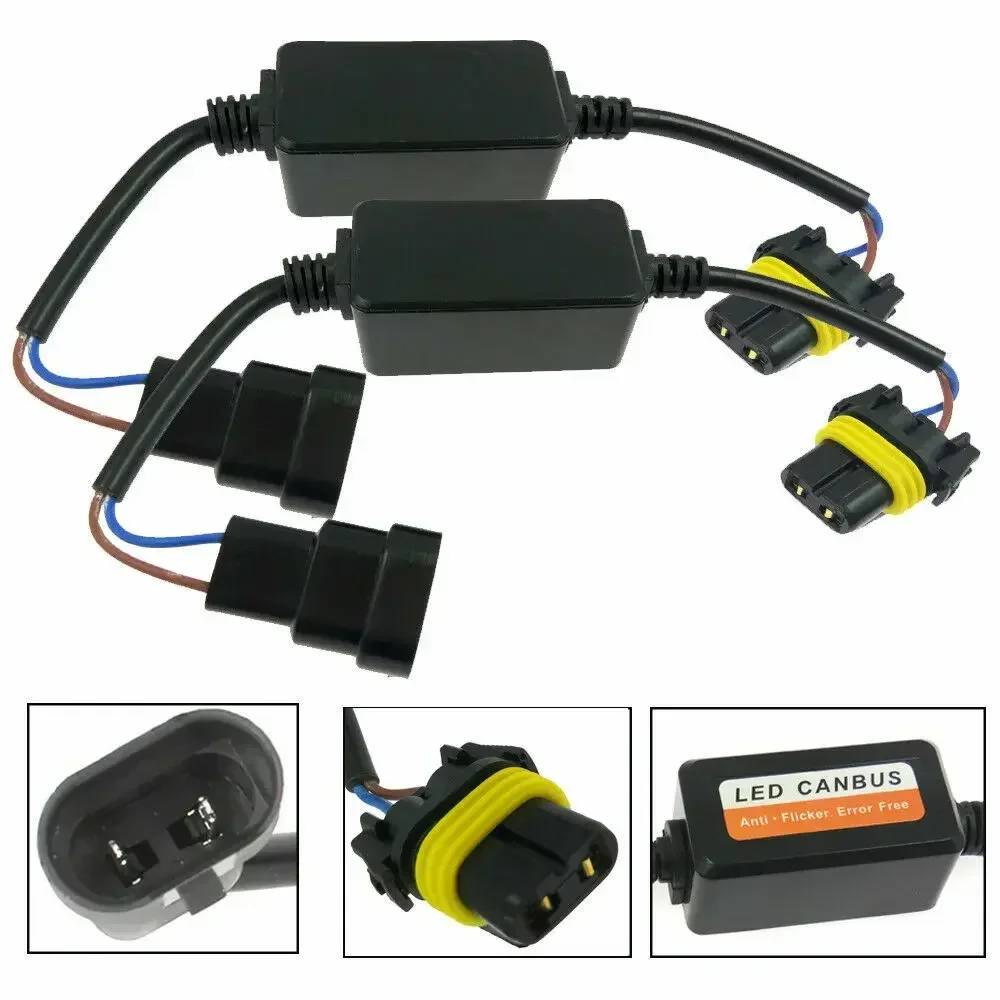 Resistencia antiparpadeo de Error de Faro, cancelador, decodificador 9005, 9006, H7, H4, H1, H3, 6000K, Hb4, lámpara Led Canbus