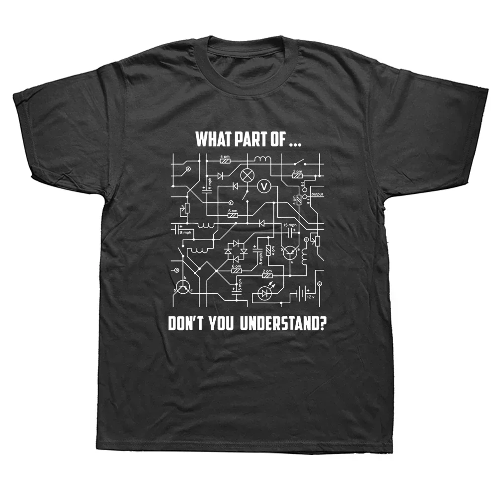 Fun Electrical Engineering Themed Print, Street Style Short-sleeved Engineer's Birthday Gift Fashionable Summer Women's T-shirt.