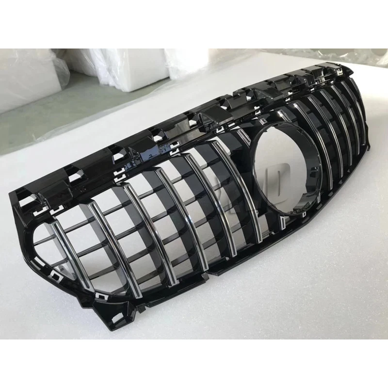 Front Hood Grille GT R  Racing Grill For Mercedes Benz CLA W117 2013-2019 Tuning Accessories Facelift Perfect Match