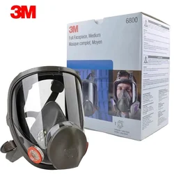 3M 6800 verniciatura a spruzzo respiratore maschera antigas industria chimica maschera antigas integrale sicurezza filtro da lavoro polvere maschera integrale retac