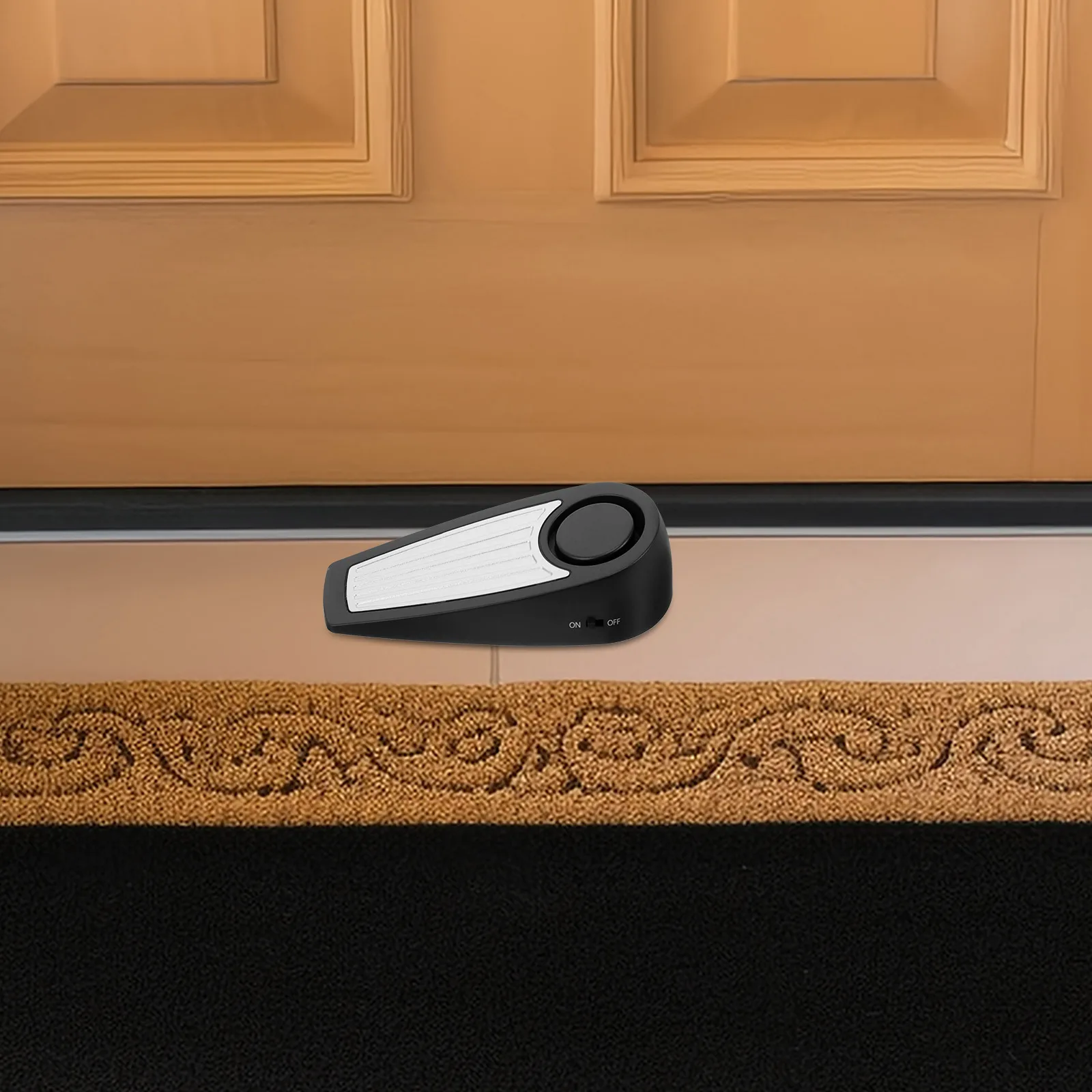 

Stopper Anti-Break In Blocker Floor Bar Indoor Outdoor Use Alarm Wedge Door Wedge Alarm Deterrent For Home Garage