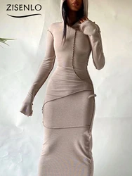 New Casual Hooded Long Sleeve Sexy Elegant Party Women's Dress Outfits Dresses Streetwear Skinny Bodycon Womens Dresses Vestidos