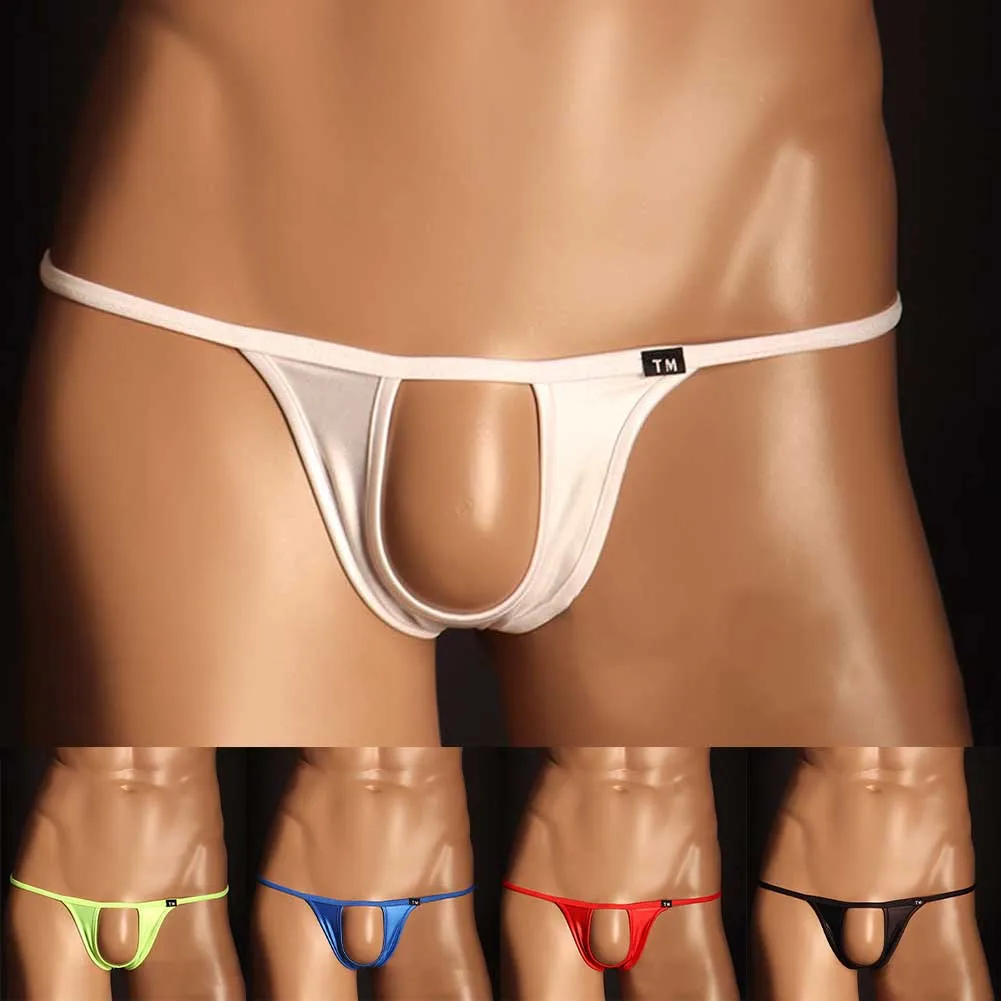 

Men Sexy Front Hollow Thongs G-string Underwear Man Open Crotch Hole Erotic Sexy Lingerie Jockstrap T Back