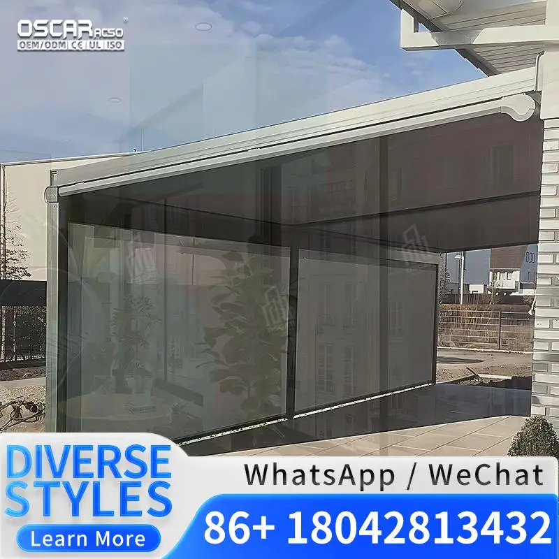 AS2047 TOMA Stainless Steel Aluminum Alloy Roller Shutter Door Louver Rolling Garage Blind Folding Screen Suitable for Home Entr