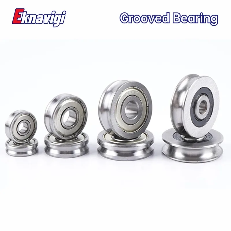 

10PCS Straightening Mixed Wheel Over Line with Groove Bearing V6003 17X35X10MM Pulley V Groove type