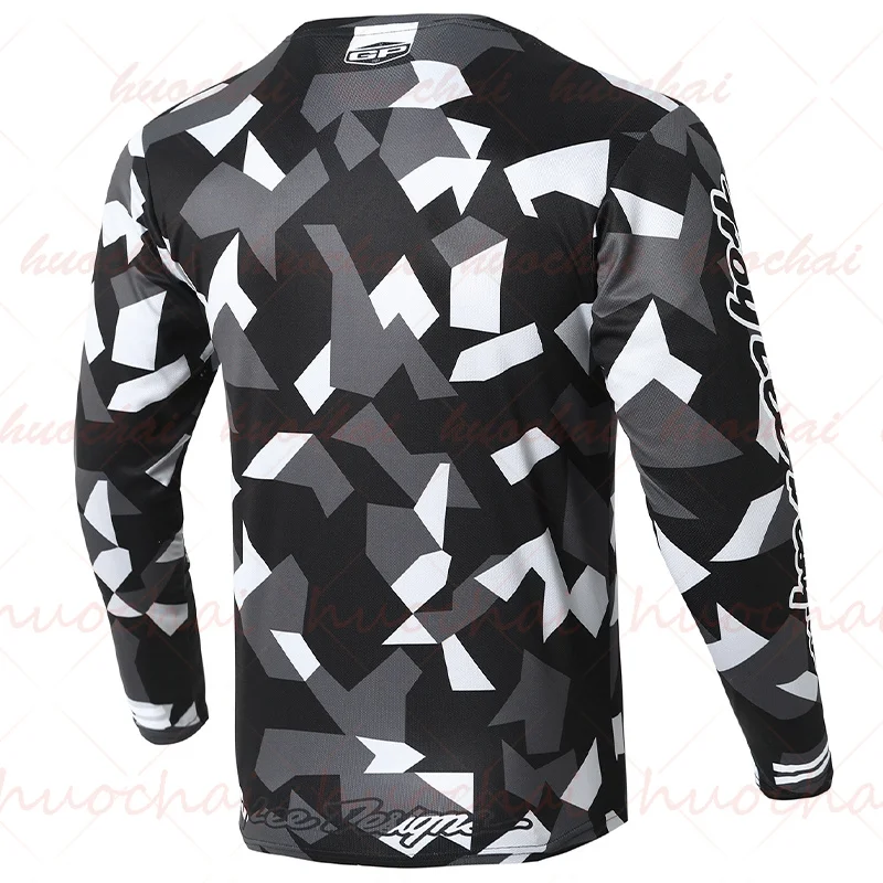 Motocross Mountain Enduro Downhill Jersey MTB Cycling Clothing BMX Enduro Mountain Bike Jersey Long Sleeve Breathable T-Shirt