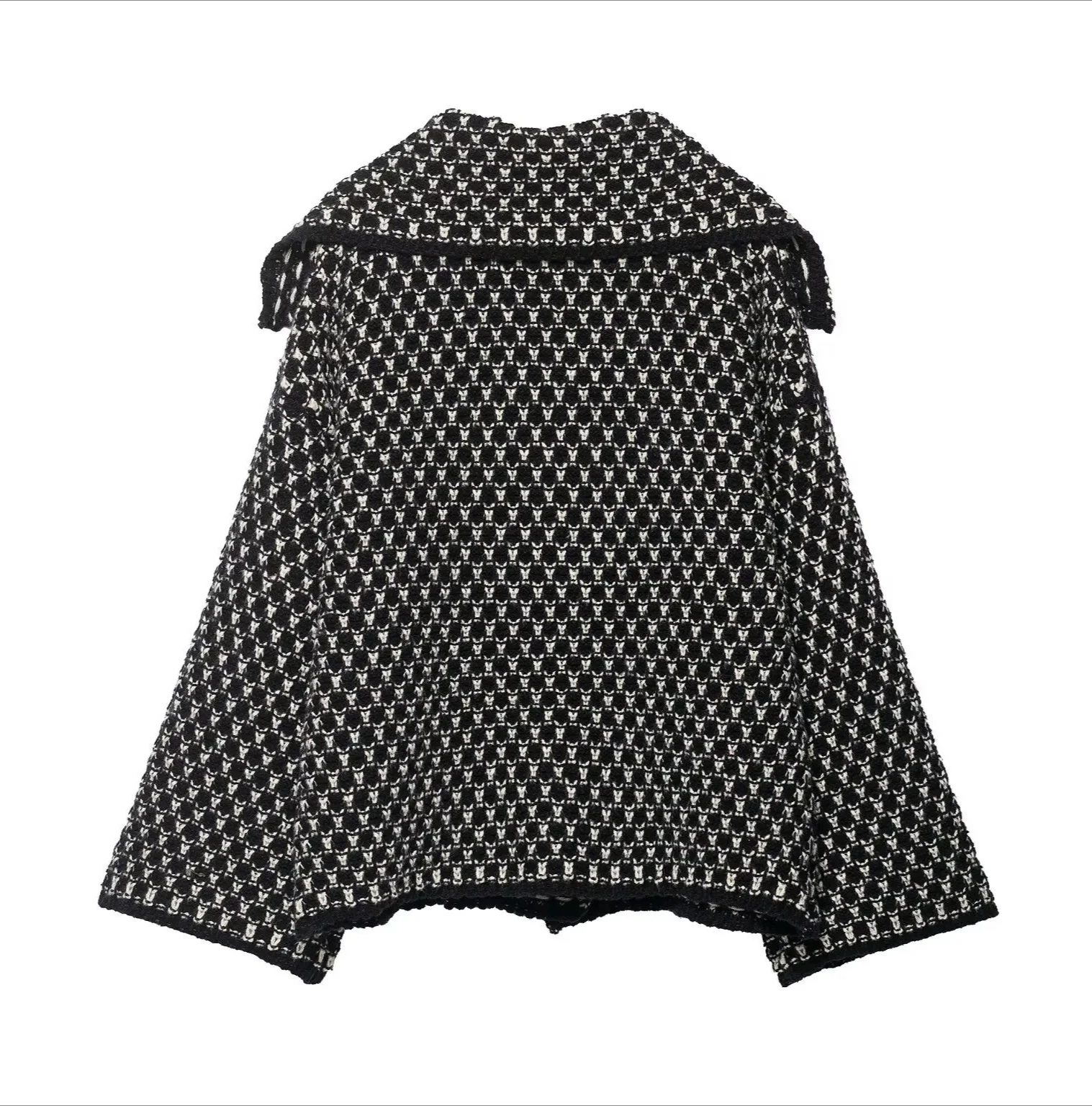 سترة نسائية خريفية متعددة الاستخدامات على طراز الشارع مفتوحة من القطن السميك معطف فضفاض محبوك بأكمام طويلة بني