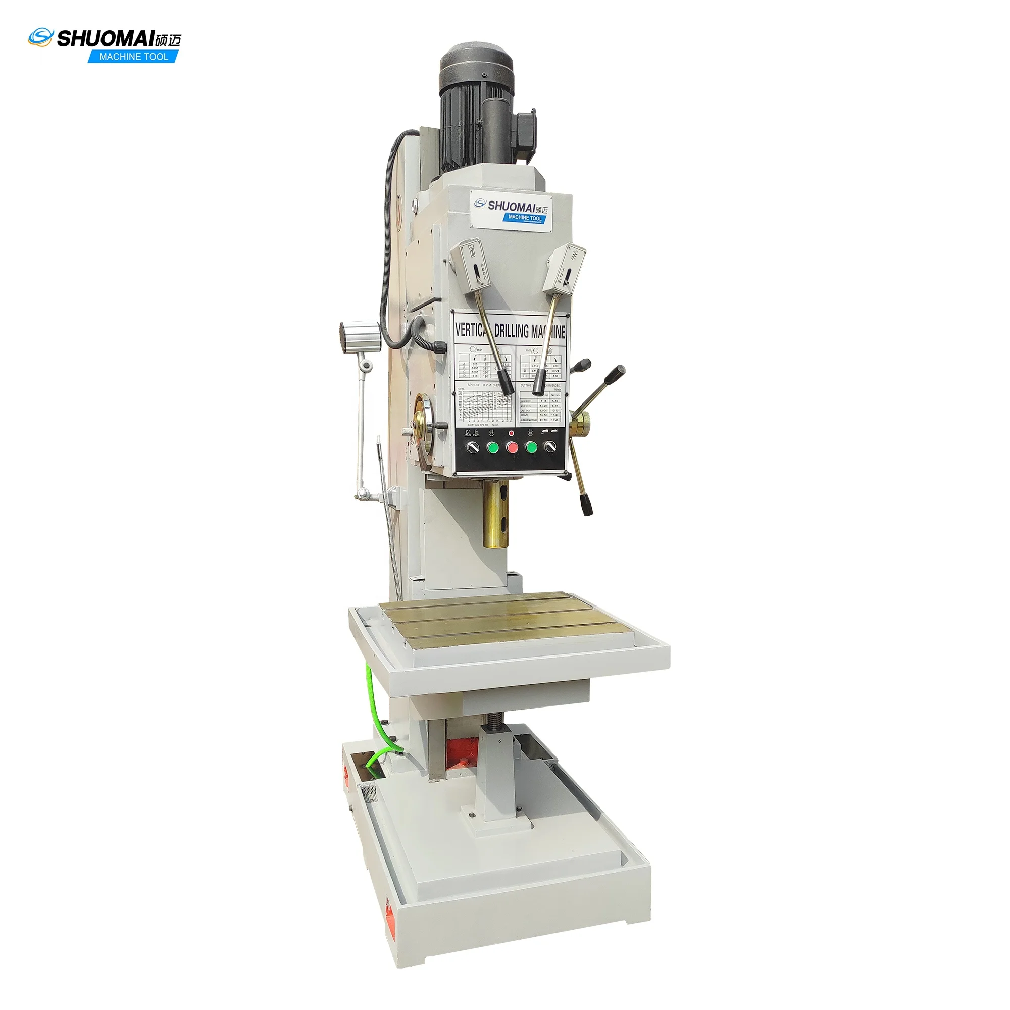 Máquina perforadora de Banco vertical de alimentación automática, columna cuadrada de metal, Z5150