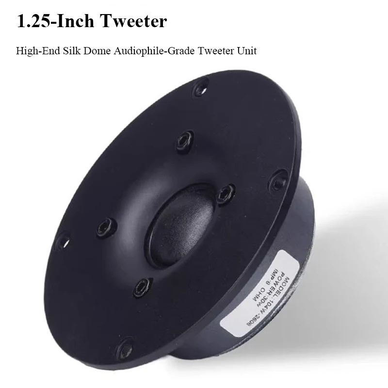 HIFI Passive Speaker 5.25 Inch 2-Way Crossover 120W Output Power 1.25 Inch Tweeter Home Wooden Passive Bookshelf Speaker