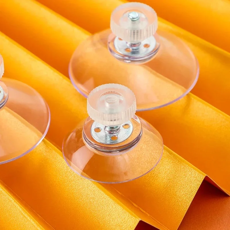 5-15pcs 30/40/50MM Mushroom Head Clear Suction Cups Knurled Nut Strong Vacuum Suckers PVC Kitchen Bathroom Window Wall Car Hooks