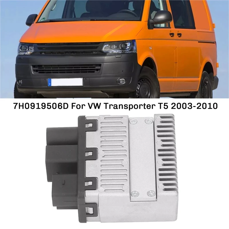 Relay Unit Kontrol Kipas Radiator Mobil 7H 0919506 D Untuk VW Transporter T5 2003-2010