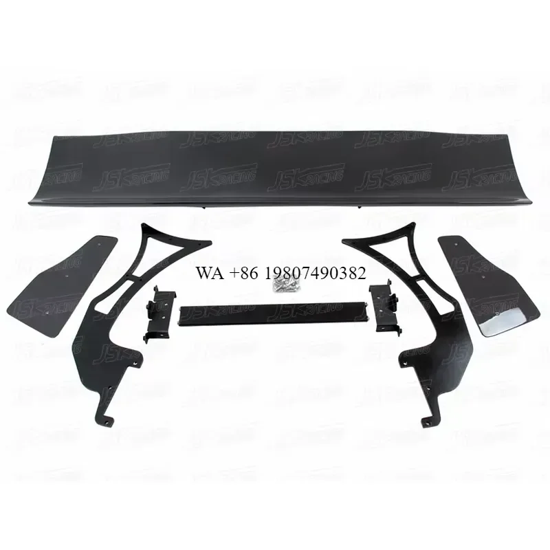 Wmwmnu Carbon Fiber Rear Spoiler Wing Trunk Lip for 458 Italia Spider 2011-2016 SVR Style Auto Body Kit Exterior