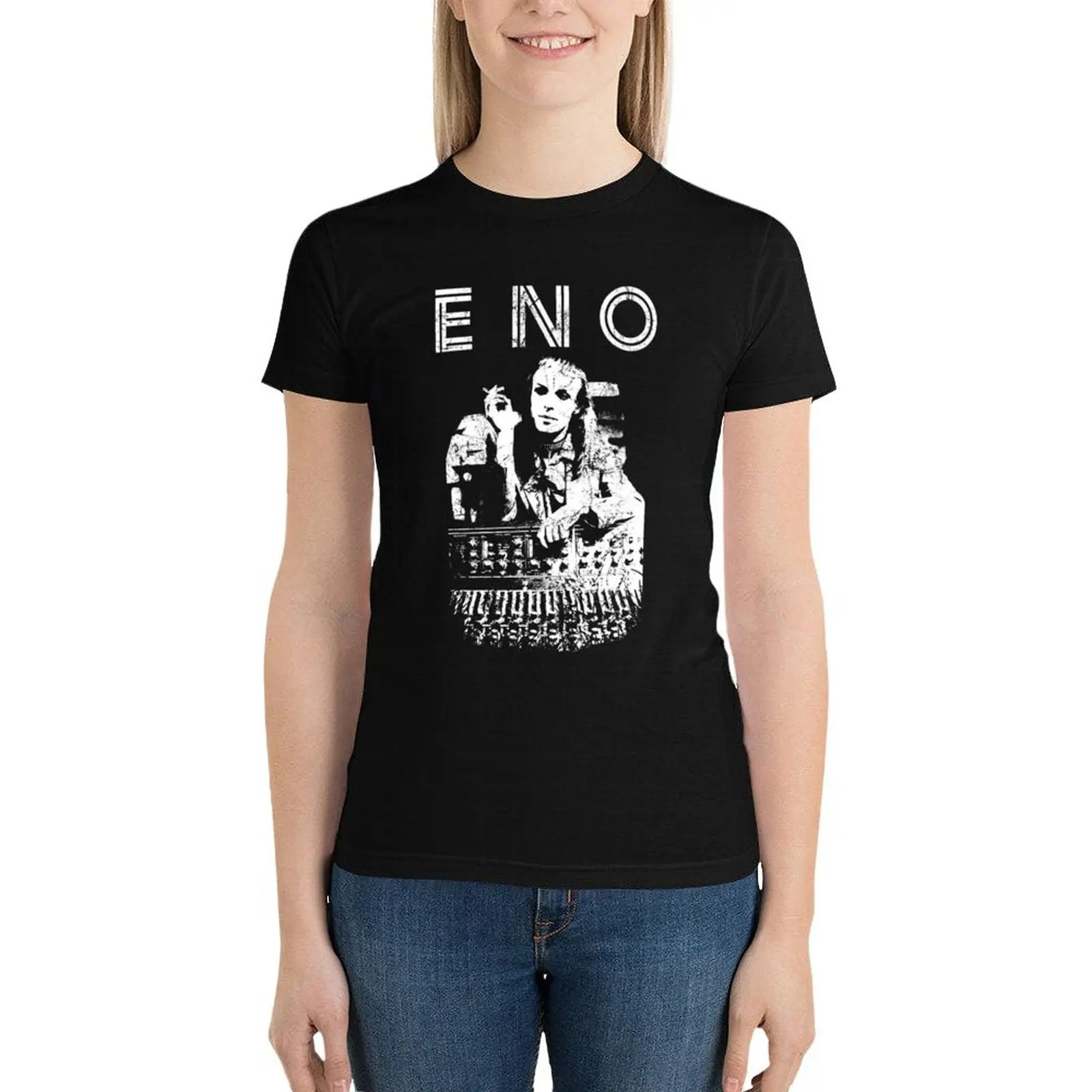 BRIAN ENO-T-shirt graphique pour femme, impression personnalisée, vos propres animaux, médicaments mignons