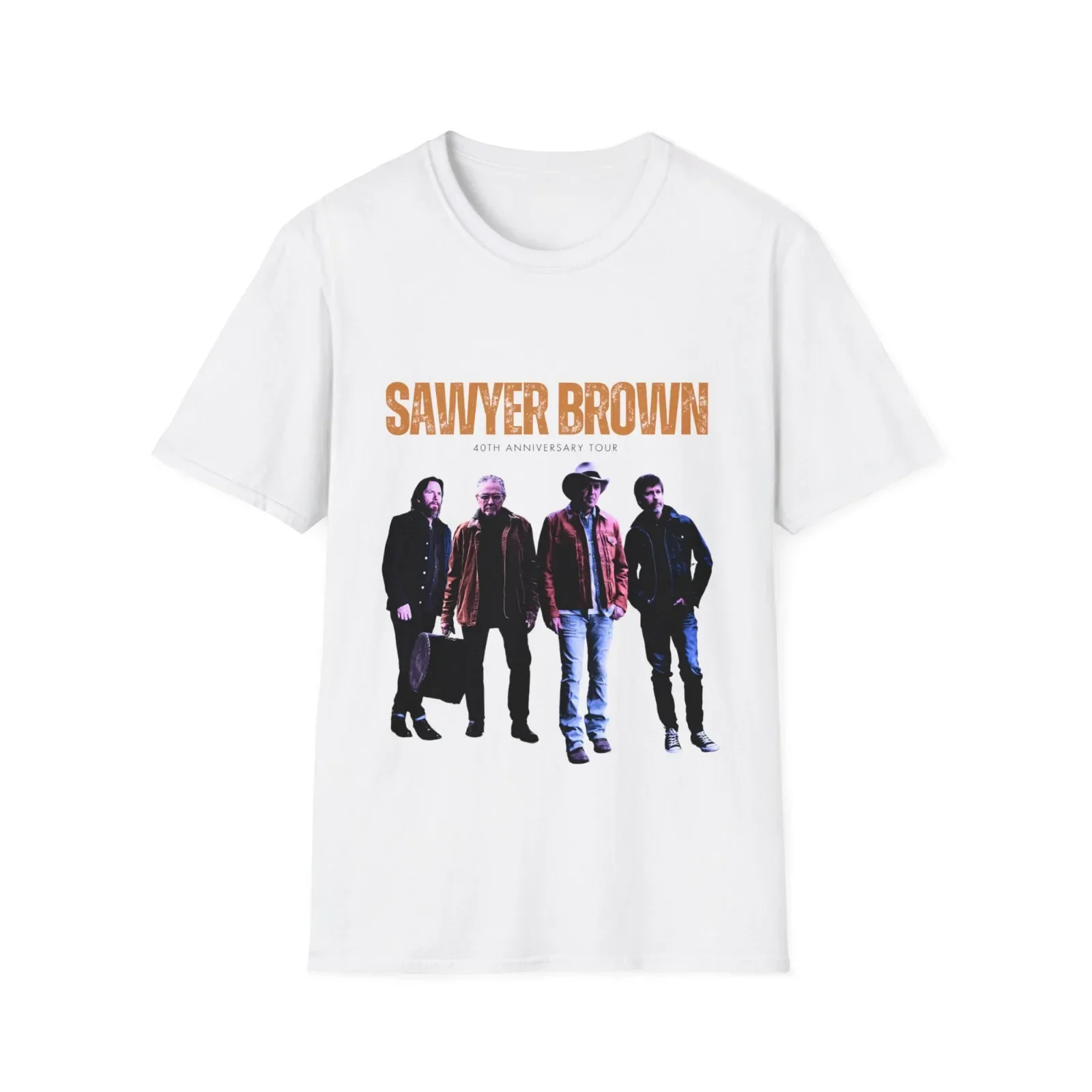 Sawyer Brown Country Music 1side White Full Size Shirt Unisex PP826