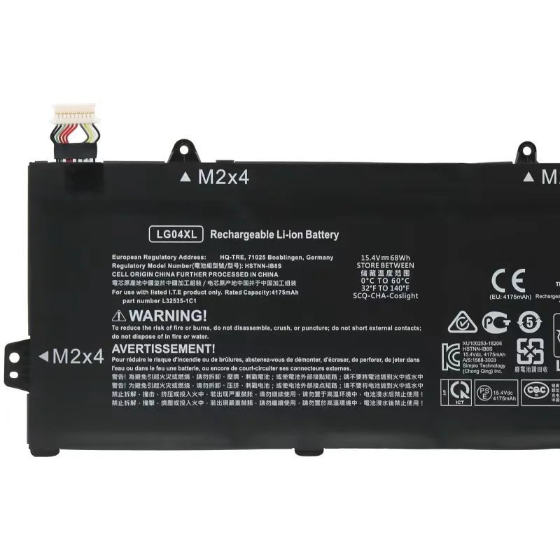 Imagem -05 - Bateria do Portátil para hp Pavilion 15-dk0015la 15-cs1001la 15-cs1002la 15-cs1067tx Cs1070tx L32654005 Novo Csmhy-lg04xl Hstnn-ib8s