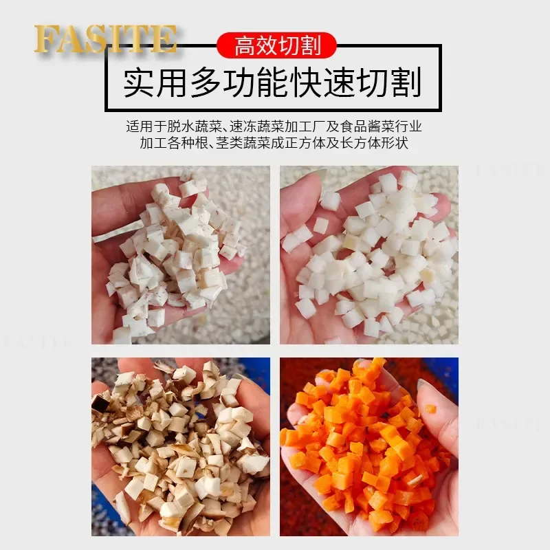 For Vegetable Dicing Machine Multi-functional Carrot Potato Onion High-efficiency Cutting Tool Rhizome Fruit Veg Slicer