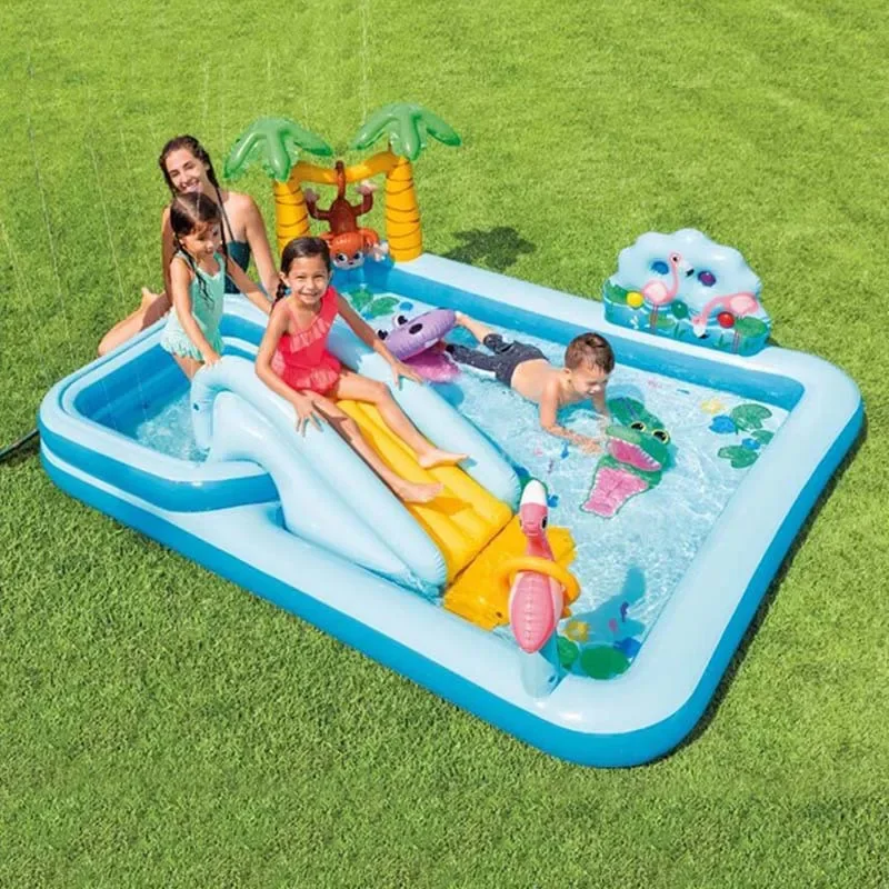 FOR INTEX 57161 Jungle Adventure Play Center Children Swimming Pool Inflatable Outdoor Kids Paddling Pool