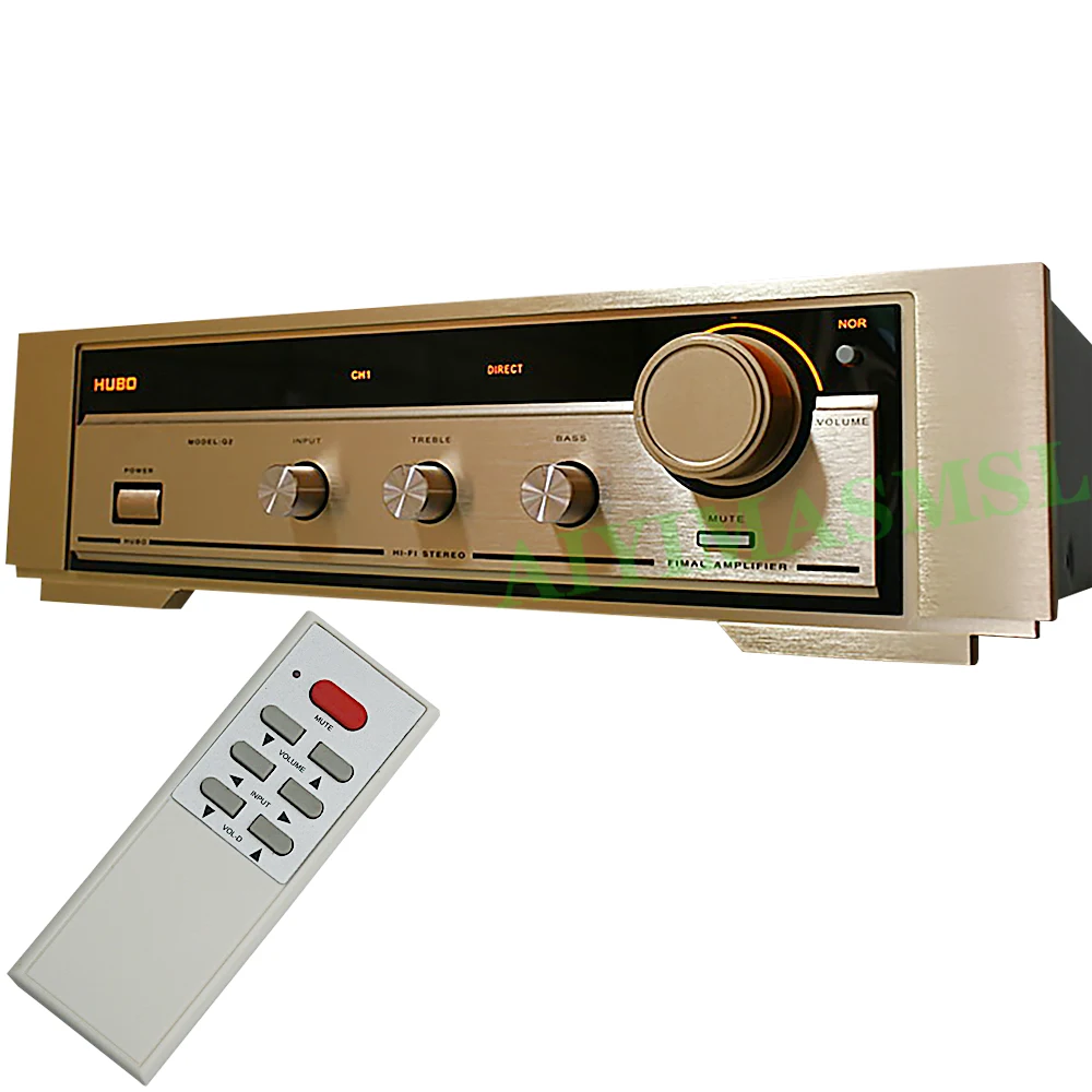 AIYIMA SMSL HIFI Preamp with Remote Control Preamplifier Amplifier Audio