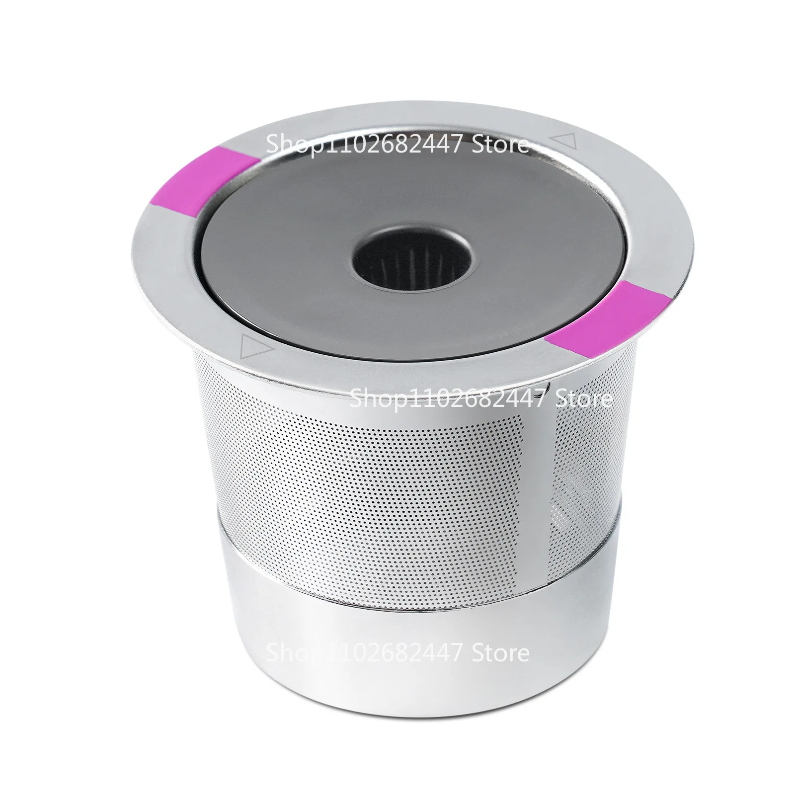 Suitable for ICafilas Compatible Keurig K45 Coffee Machine Reuse K Cup Hardware Single Hole K Cup Coffee Capsules