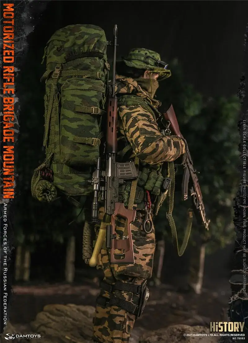 1/6 Scale DAMTOYS 78083 Soldier Model Doll  Mountain Mobile Infantry Combat Brigade  Russian Federation Armed Forces