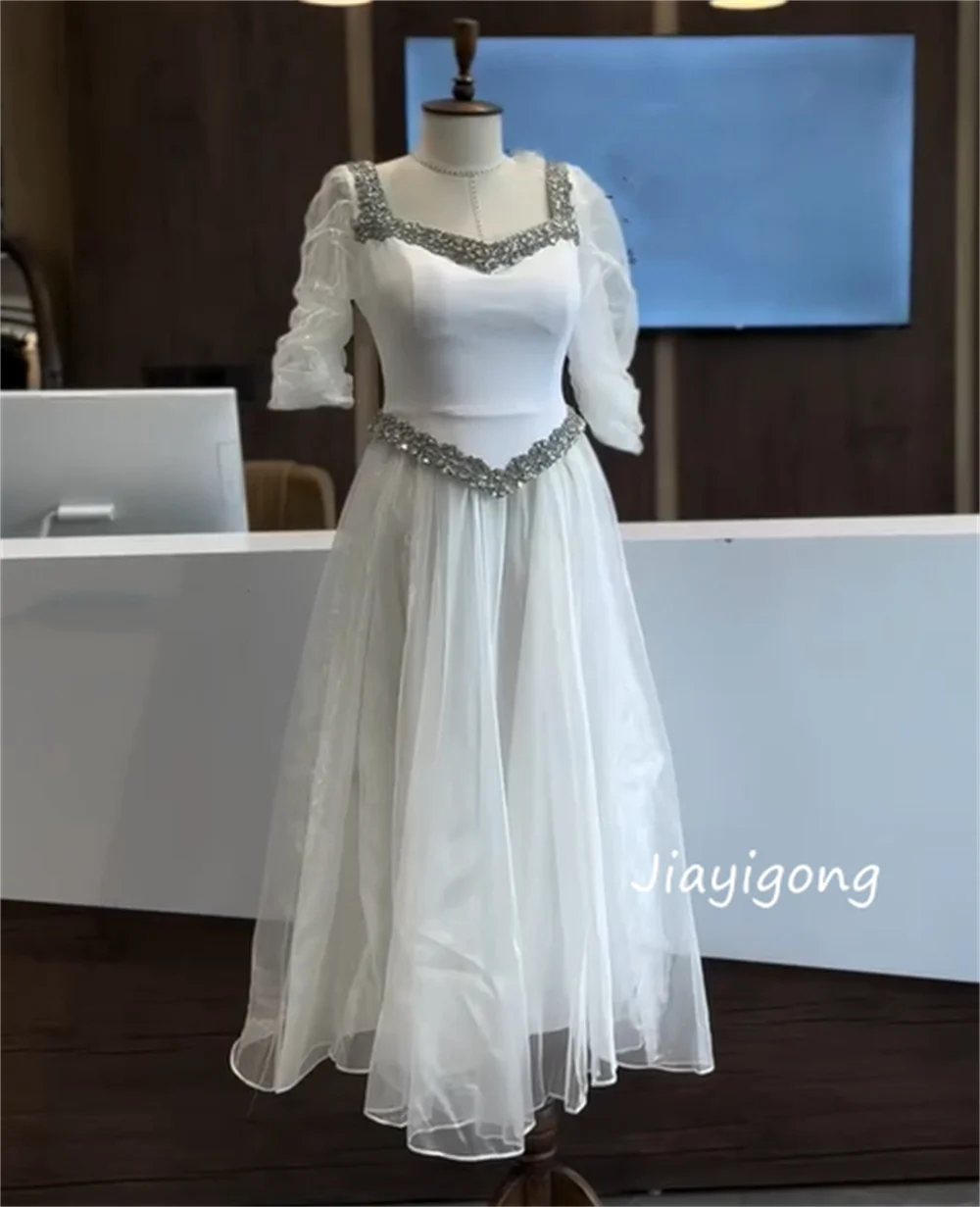 Sukienki midi na zamówienie, eleganckie, z dżerseju, cekinami, plisowane, w kształcie litery A, z dekoltem w serce, na specjalne okazje, studniówkę, wysoka jakość.
