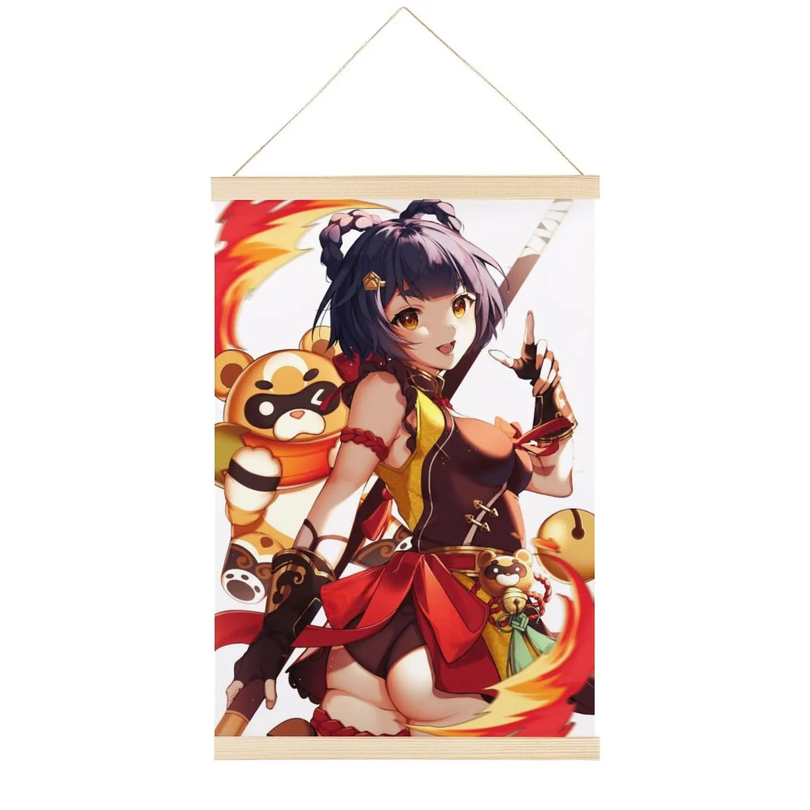 Xiangling  Canvas Hanging Picture Japanese Anime Painting Home Decor Wall Scroll Posters