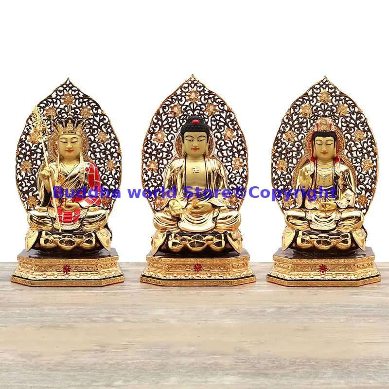 2025 TOP GOOD gilding DI ZANGWANG PUSA ksitigarbha Buddha statue HOME temple altar protection exorcise evil spirits LARGE