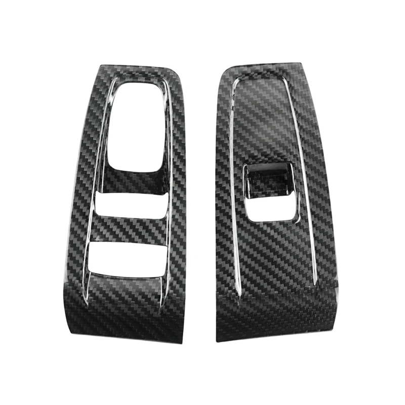 Super Sale Car Window Lift Control Panel Carbon Fiber Trim Sticker for Subaru BRZ 2022-2024 Car Interior Accessories
