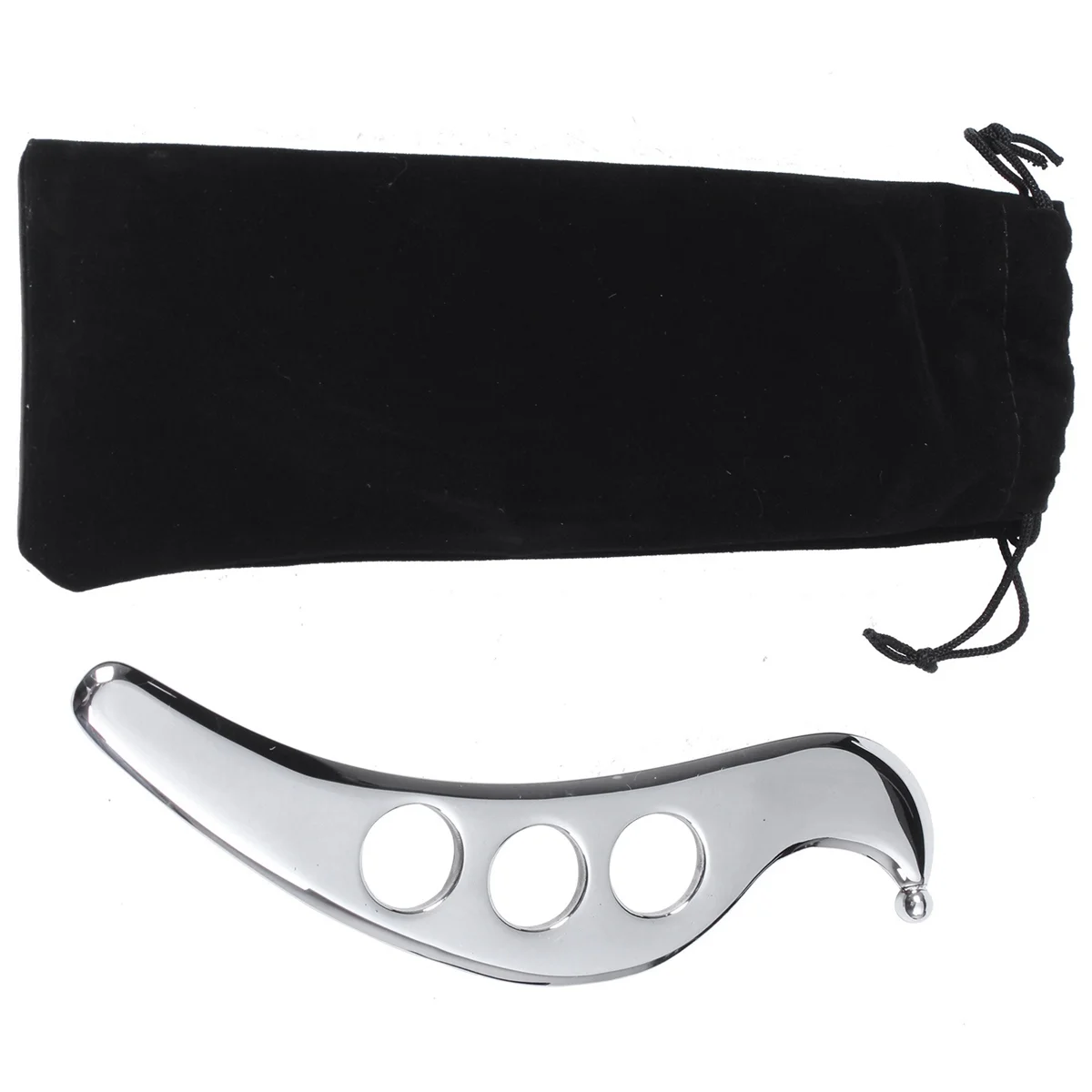 Herramienta masajeadora de placa Gua Sha Guasha de acero inoxidable, raspador para fisioterapia, máquina de masaje meridiano muscular suelto, herramienta de tablero de Spa