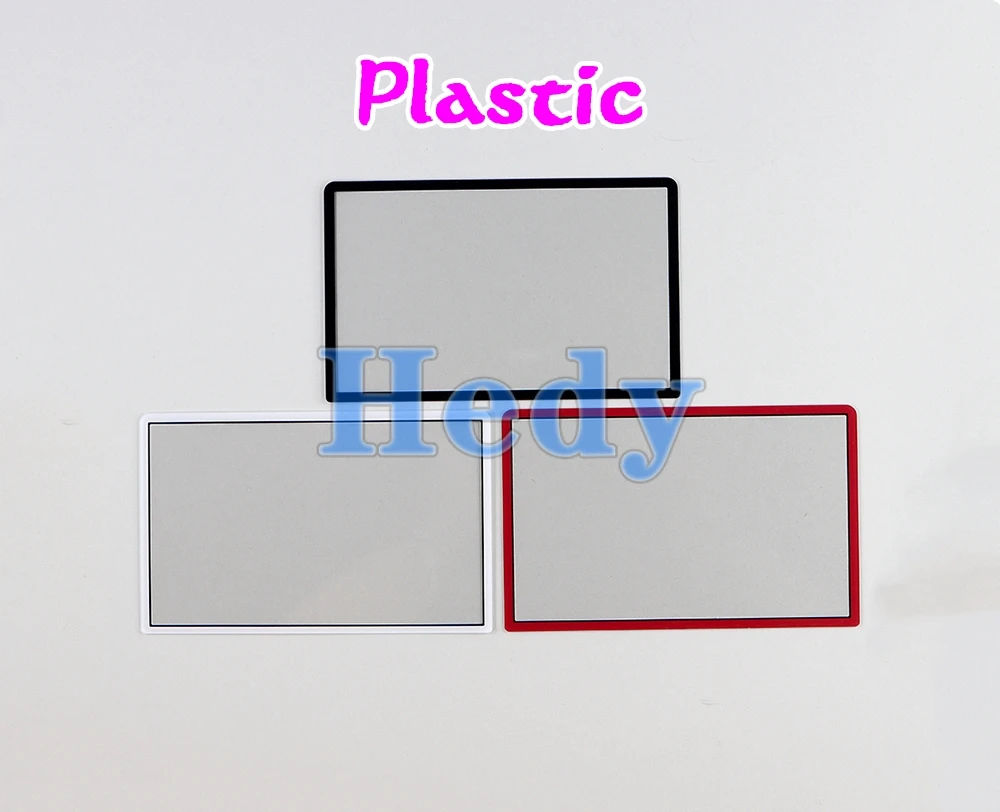 20PCS เปลี่ยนพื้นผิวด้านบนสําหรับ 3DS LL XL พลาสติกแก้วหน้าจอด้านนอกเลนส์สําหรับ 3DSXL