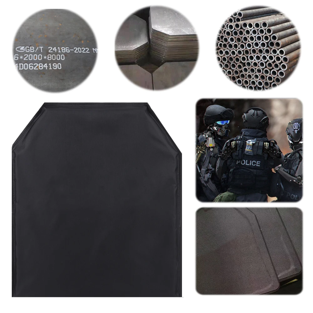 Placa balística armadura corporal balística iiia placas compostas à prova de facadas placa para caça ao ar livre paintball jogo de guerra protetor