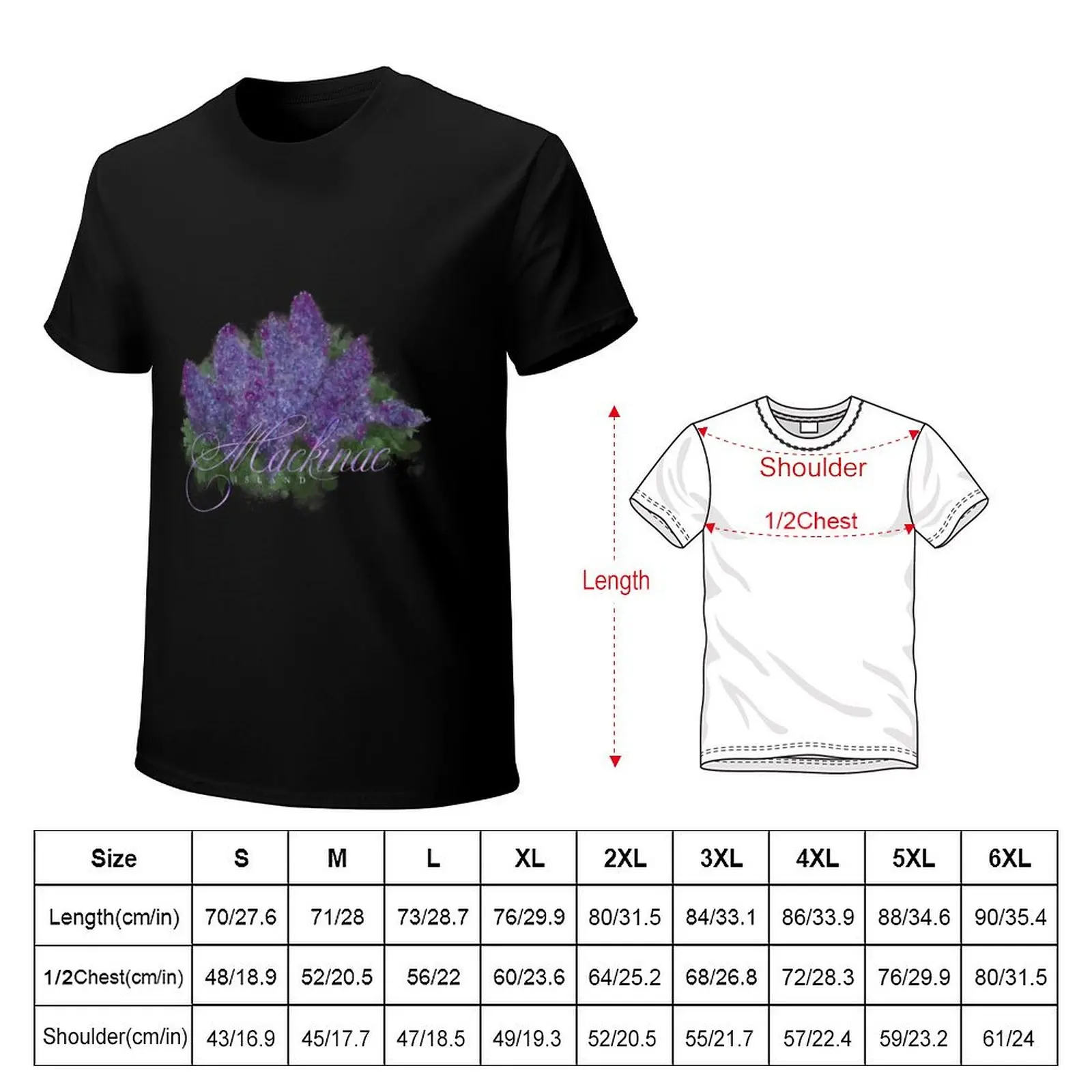 Mackinac Island Lilacs T-Shirt designer shirts customs design your own shirts graphic tees rapper graphic tees anime shirts men