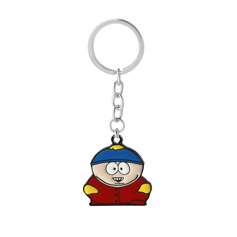 Parque juegos de Anime alrededor en un salvaje lejano hay un mal niño paraíso llavero de aleación joyería decorativa pequeño regalo