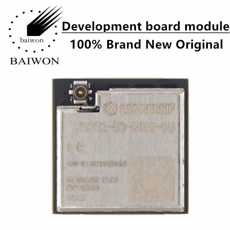 Original ESP32-S3-MINI-1U-N8 Wi Fi+Bluetooth 5.0 8MB 32-bit dual core MCU module