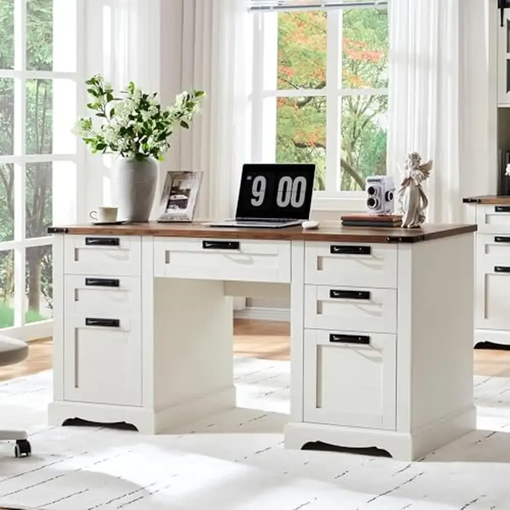 Farmhouse Executive Desk 60