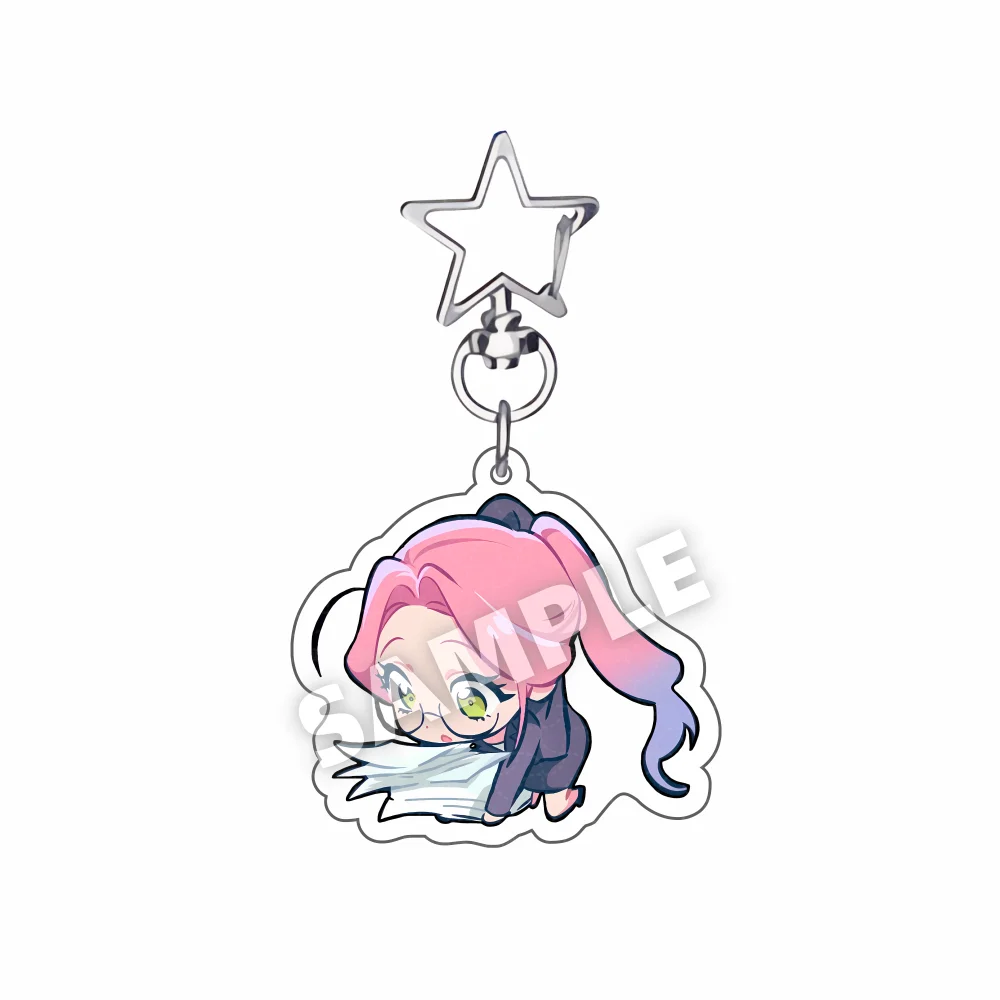 Beliebte Anime-Schlüsselanhänger ALIEN STAGE Anhänger Auto-Schlüsselanhänger Acryl MIZI SUA TILL IVAN HYUNA LUKA Fans Cosplay Zubehör Geschenke – Detail 5