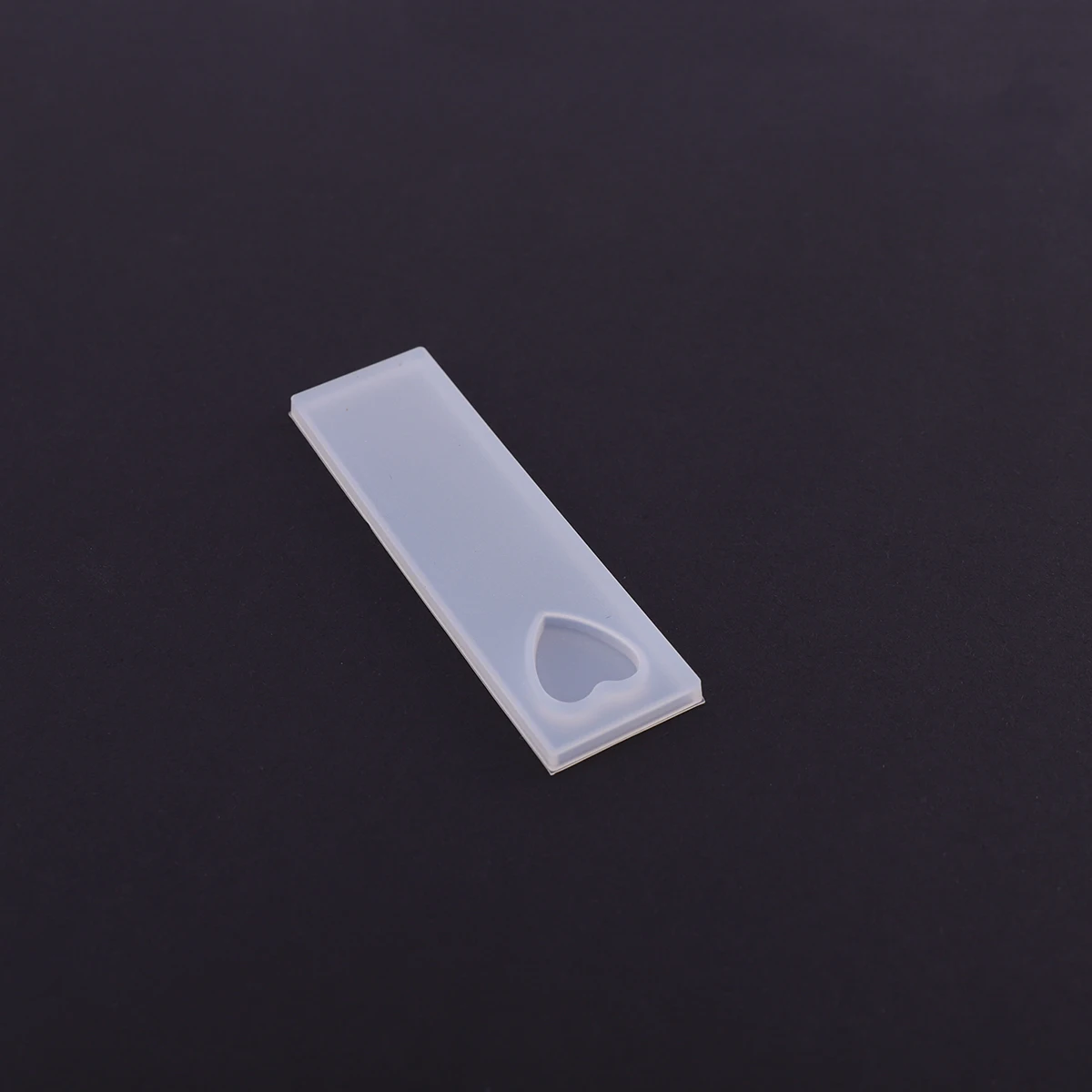 

5pcs Heart Shape Bookmark Molds Diy Silicone Casting Mould Durable Long Lasting Creative Design For Diy Book Lovers White