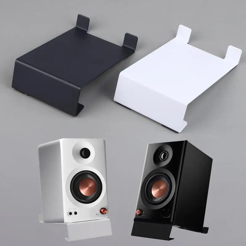 *1PCS Metal Desktop Speaker Stand With Anti Slip Base For MR5BT Secure Support And Hiddens Installation view 2